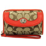 COACH コーチ　パーカー シグネチャー ユニバーサル ジップ ウォレット 財布　F49550 SKHVR