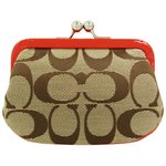 COACH コーチ　シグネチャー フレームド コインパース がま口　小銭入れF66117 SKHVR