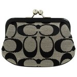 COACH コーチ　シグネチャー フレームド コインパース がま口　小銭入れF66117
