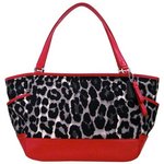 COACH コーチ　パーカー オセロット プリント キャリーオール トートバッグ　F23278　SV/M2