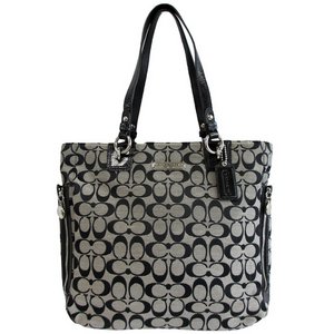 COACH コーチ　ギャラリーシグネチャー ジッパートートバッグ　F19388 SBWBK