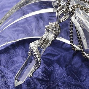 昇竜八角水晶ネックレス(チタンチェーン) チェーン50cm 商品画像