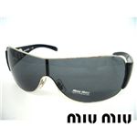 miumiu�i�~���E�~���E�j ���j�Z�b�N�X���f�� �T���O���X MU18GS-1AB1A1�F�u���b�N�~�u���b�N�yA�z �摜4