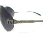 miumiu�i�~���E�~���E�j ���j�Z�b�N�X���f�� �T���O���X MU62HS-1AP5D1�F�X���[�N�O���f�[�V�����~�K�����^�� �摜2