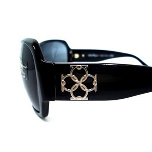 Salvatore Ferragamo�i�T�����@�g�[�� �t�F���K���j �T���O���X FE2164A-10187/�u���b�N�~�V���o�[���`�[�t �摜3