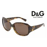 D&G（ディー&ジー） サングラス DD8065‐50273 スモークブラウン×デミブラウン