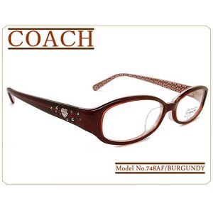 キュートなスタイル・メガネフレーム★COACH（コーチ）フレーム【748AF-BURGUNDY】
