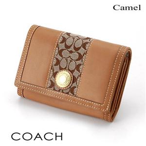 COACH 財布　40457　キャメル - 拡大画像