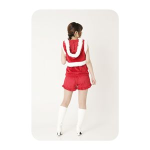 赤いショートパンツ「ローズガールサンタ」