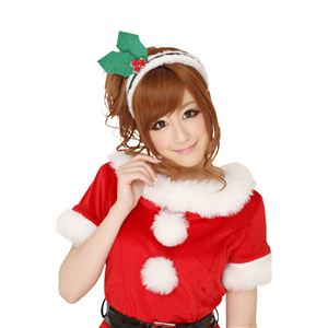 【クリスマスコスプレ】ヒイラギカチューシャ UNISEX 【3セット】 4571142444459