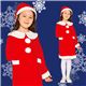 【クリスマスコスプレ 衣装】キッズワンピースサンタ レッド 120 4571142449850 （子供用） - 縮小画像1
