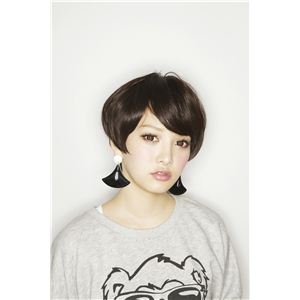 【コスプレ】 【耐熱ウィッグ】【フルウィッグ】★Hip Chick Wig Tokyo★ スパイスショート ブラックブラウン 4560320844563