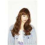 【コスプレ】 【耐熱ウィッグ】【フルウィッグ】★Hip Chick Wig Tokyo★ ガーリーロング オレンジブラウン 4560320844631