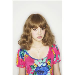 【コスプレ】 【耐熱ウィッグ】【フルウィッグ】★Hip Chick Wig Tokyo★ スウィートミディアム ミルクティーブラウン 4560320844655