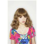 【コスプレ】 【耐熱ウィッグ】【フルウィッグ】★Hip Chick Wig Tokyo★ スウィートミディアム ミルクティーブラウン 4560320844655