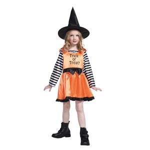 【ハロウィンコスプレ キッズ】トリートガールウィッチ 120 4560320842033 （子供用） - 拡大画像