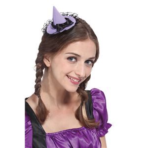 【ハロウィンコスプレ】エナメルウィッチピン パープル 4560320842149 - 拡大画像