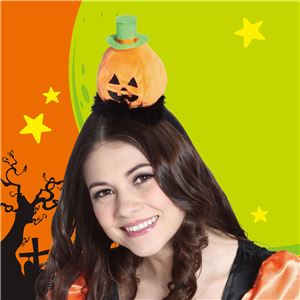 【ハロウィンコスプレ】ゆるゆるパンプキンカチューシャオレンジ 4560320842187 - 拡大画像