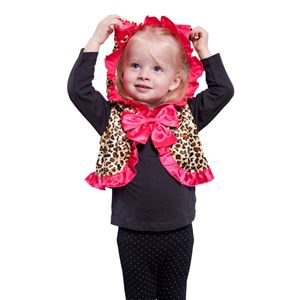 【2012ハロウィンコスプレキッズ】レオパードキャットベスト baby 4560320836001