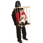 【2012ハロウィンコスプレ】 「Get Me Outta This Cage!」 gorilla & cage costume kit(「檻から出して!」巨大ゴリラに囚われたあなた)