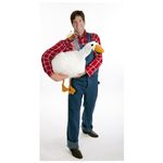 【ハロウィンコスプレ】 Big Fat Goose arm puppet ＆ shirt costume（大きなアヒルのアームパペット）※専用シャツ付き 895104002155