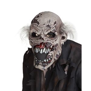 【ハロウィンコスプレ】 Zombie Ani-Motion Mask（亡者の可動式マスク） 019519047826 - 拡大画像