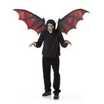 【ハロウィンコスプレ】 Vampire Mask and Wings（吸血鬼のマスクと可変式ウィング） 019519047888