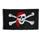 【コスプレ】 【ハロウィン】 Polyester Pirate Flag（海賊の旗） 4560320843535 - 縮小画像1
