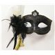 【コスプレ】 【ハロウィン】 Black Half Venetian Mask V005E（ブラックヴェネチアンマスク） 4560320843672 - 縮小画像1