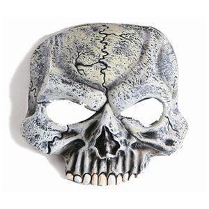 【2012ハロウィン】 Chinless Half Mask-Skull（ハーフサイズのスカルマスク） 0086947101710
