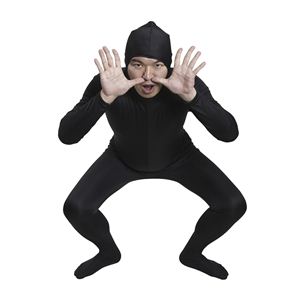 【パーティ・宴会・コスプレ】全身タイツくん 黒 M 4571142464211の写真6