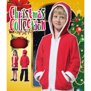 【クリスマスコスプレ】キッズサンタパーカー 4560320844204