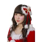 【クリスマスコスプレ 衣装】ジンジャーリボンピン