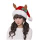 【クリスマスコスプレ 衣装】リボントナカイサンタ帽 - 縮小画像3