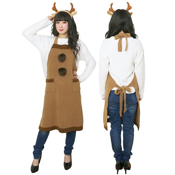 クリスマスコスプレ 衣装】トナカイエプロンセット