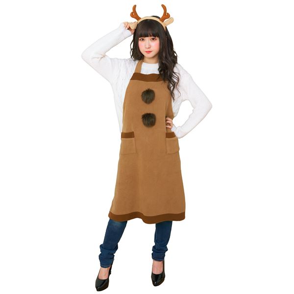 クリスマスコスプレ 衣装】トナカイエプロンセット
