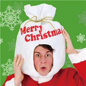 【クリスマスコスプレ 衣装】サンタ袋ヘッド - 拡大画像