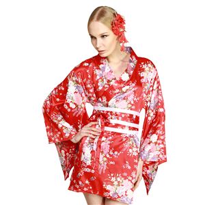 【コスプレ・着物ドレス】Hana Blossom Red XL - 拡大画像