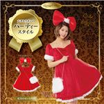 【クリスマスコスプレ 衣装】 ロリータリボンサンタ