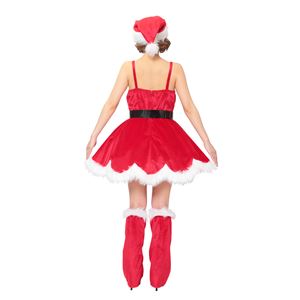 【クリスマスコスプレ 衣装】 フラワーペタルサンタ