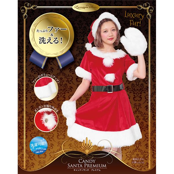 【クリスマス サンタ コスプレ衣装】キャンディサンタ・プレミアム