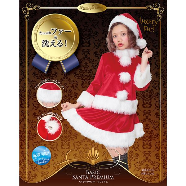 【クリスマス サンタ コスプレ衣装】 Sweet Soft キュートツーピースサンタ