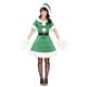 【クリスマスコスプレ 衣装】 カラフルサンタ グリーン 緑 - 縮小画像5