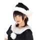 【クリスマスコスプレ 衣装】 サンタ帽子 ブラック 黒 - 縮小画像2