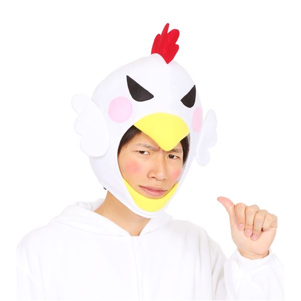 【にわとりのかぶりもの】 ロックンコケコッコーかぶりもの