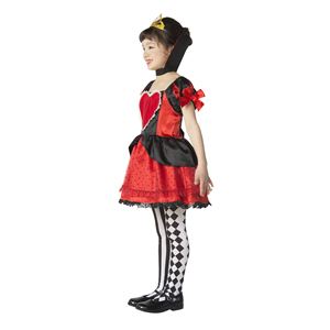 【コスプレ】 ラブリーハートクイーン キッズ ボタン 120cm (子供用/キッズ)