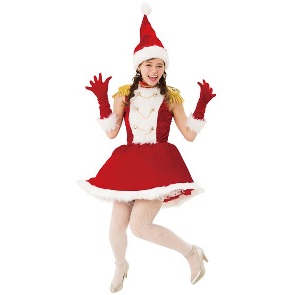 マーチングガールサンタ - サンタコスプレ・クリスマス衣