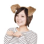 コスプレ衣装/コスチューム 【わんわん犬耳カチューシャ】 ポリエステル 〔イベント パーティー〕