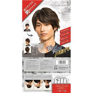 WIGGY RICHメンズ ベーシックショート(ダークブラウン)