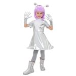 キッズ コスプレ衣装/コスチューム 【キュートエイリアン 100cm】 ポリエステル 〔ハロウィン パーティー 発表会〕